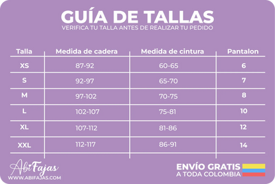 Guía de tallas